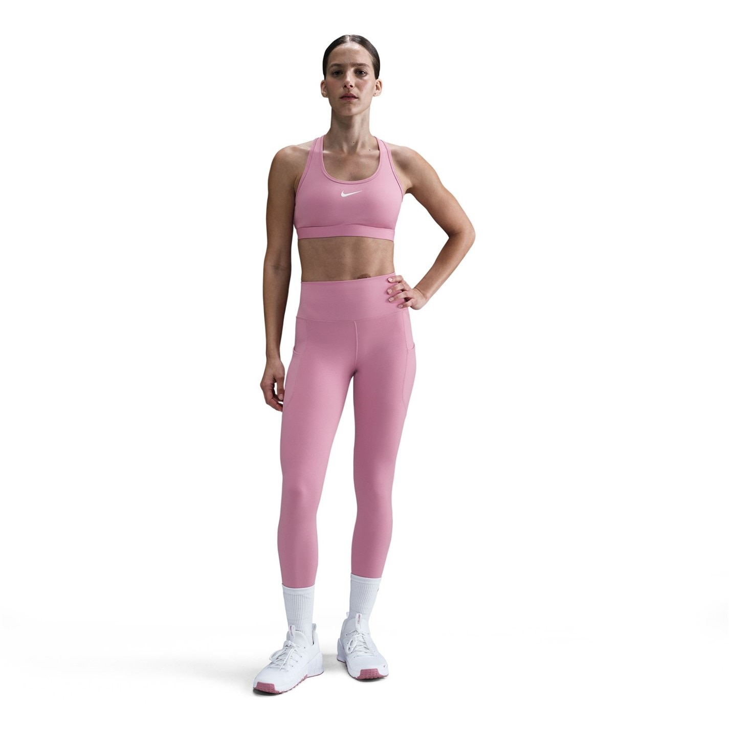 Nike Swoosh Medium-Support 1-Piece Pad Sports Bra dama