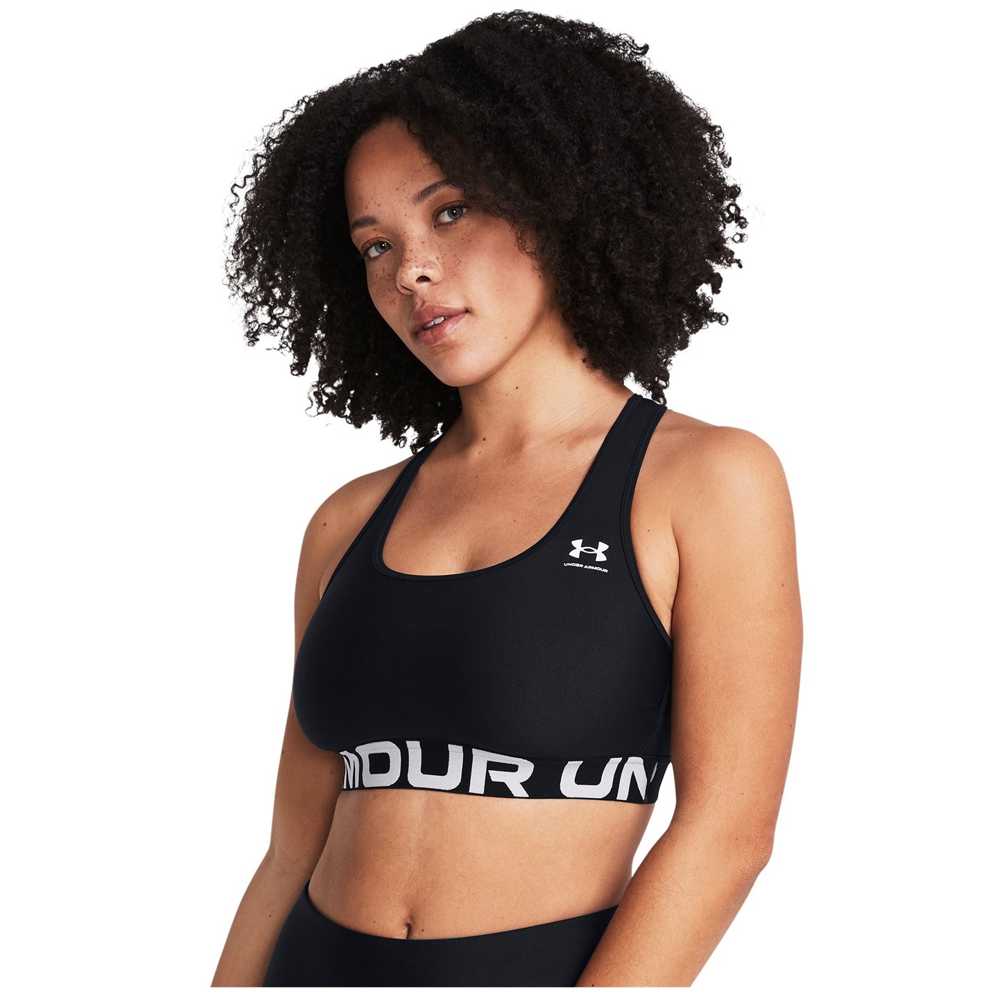 Under Armour Armour HeatGearr Armour Mid Branded Sports Bra dama