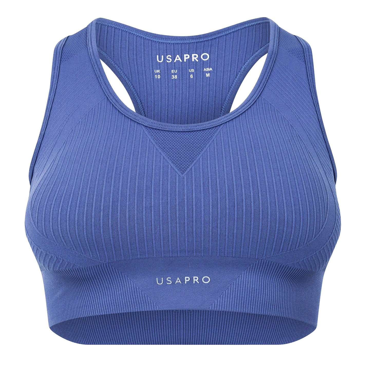 USA Pro Seamless Crop Sports Bra
