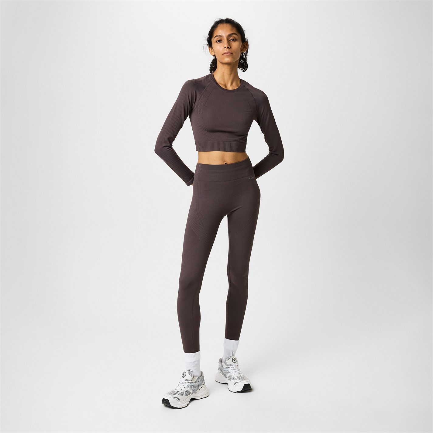 USA Pro Sleeve Seamless Crop Top