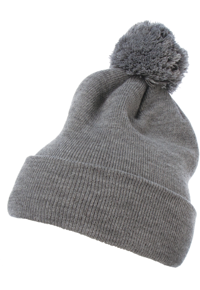 Cuffed Pom Pom Knit Beanie Flexfit