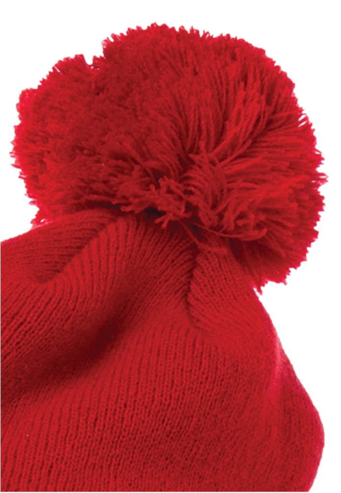 Cuffed Pom Pom Knit Beanie Flexfit