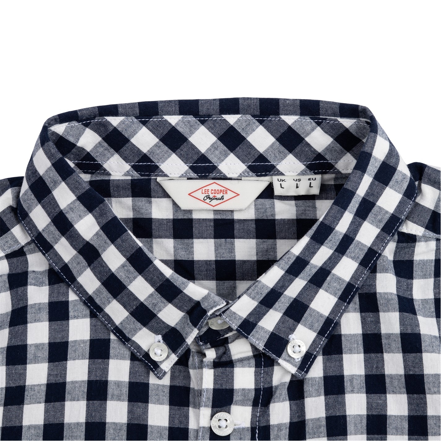 Camasa Maneca Scurta Lee Cooper Cooper Gingham Check barbat