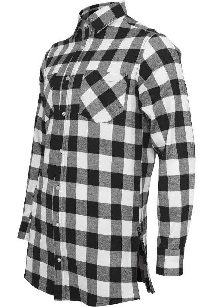 Camasa Side-Zip Long Checked Flanell Urban Classics