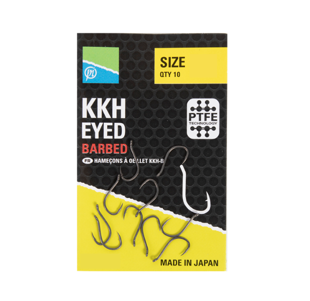 CARLIG KKH EYED BARBED NR 10 10BUC PL marime PRESTON INNOVATION