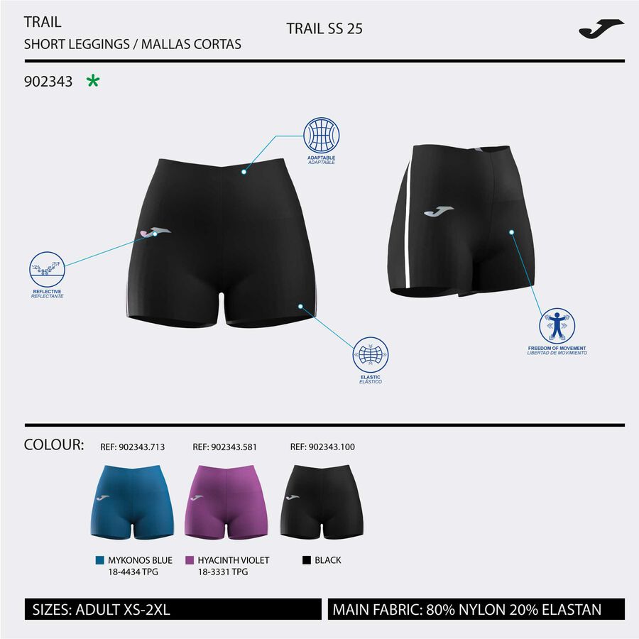R-city Iconic Short Tights Purple Joma