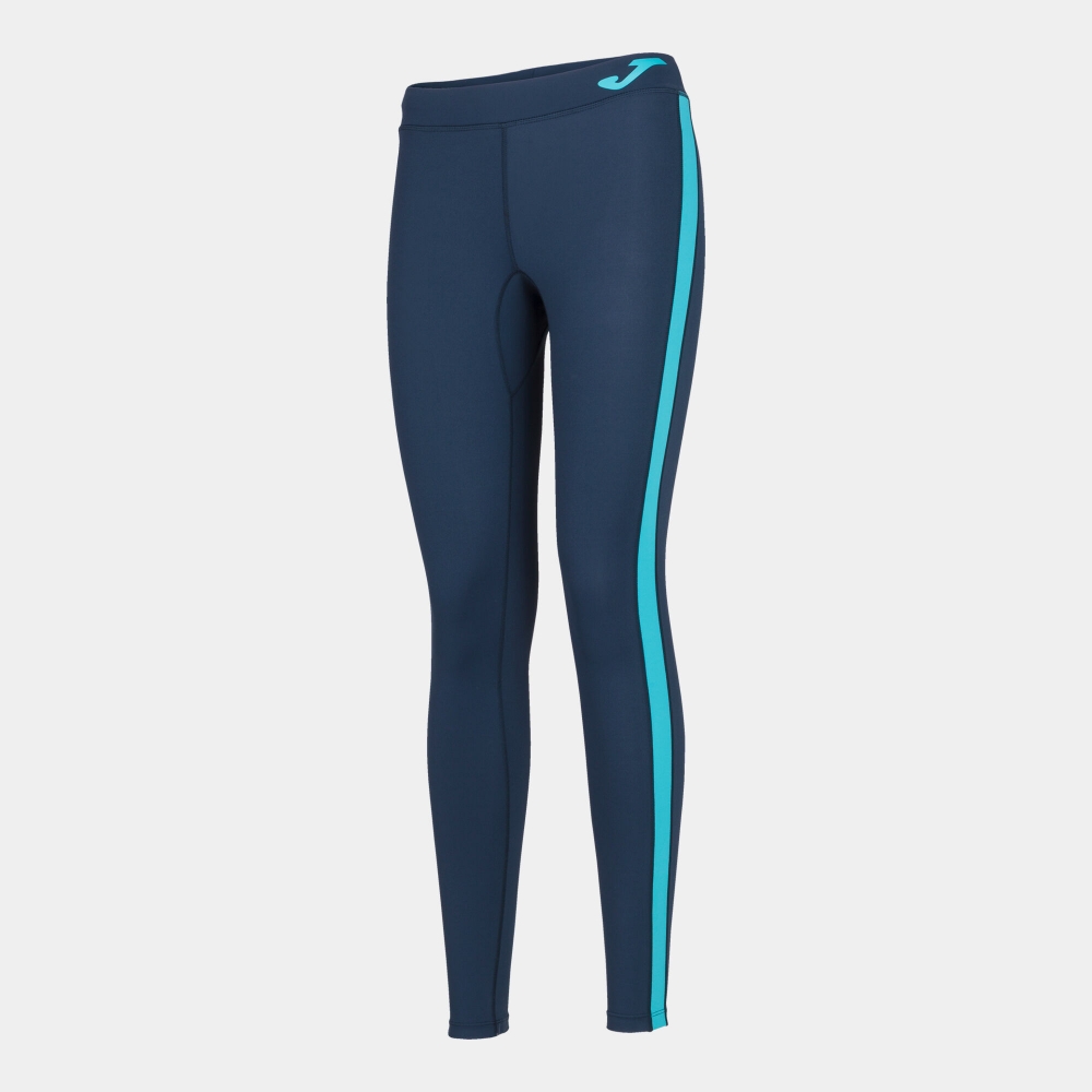 Ascona Long Tight Dark Navy-fluor Turquoise Joma