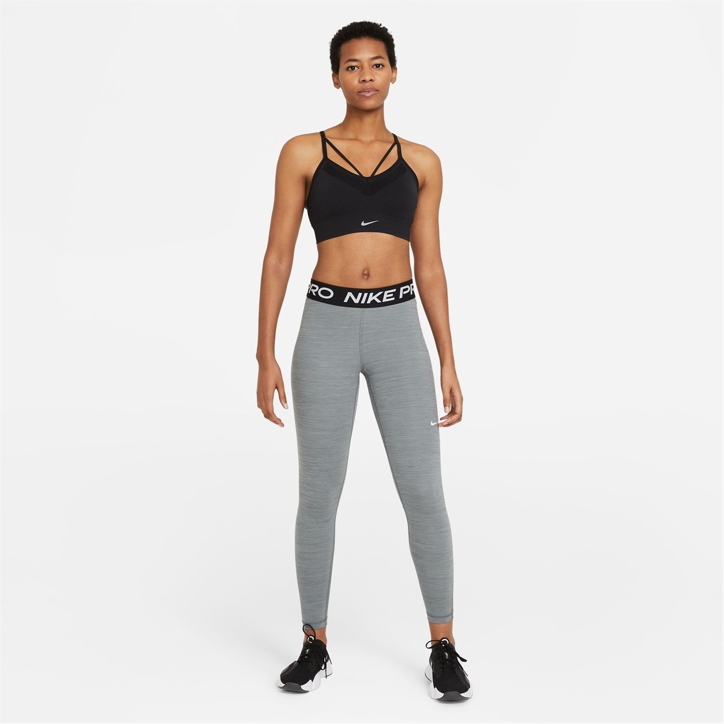 Colant Nike Pro Mid-Rise Mesh-Panelled dama