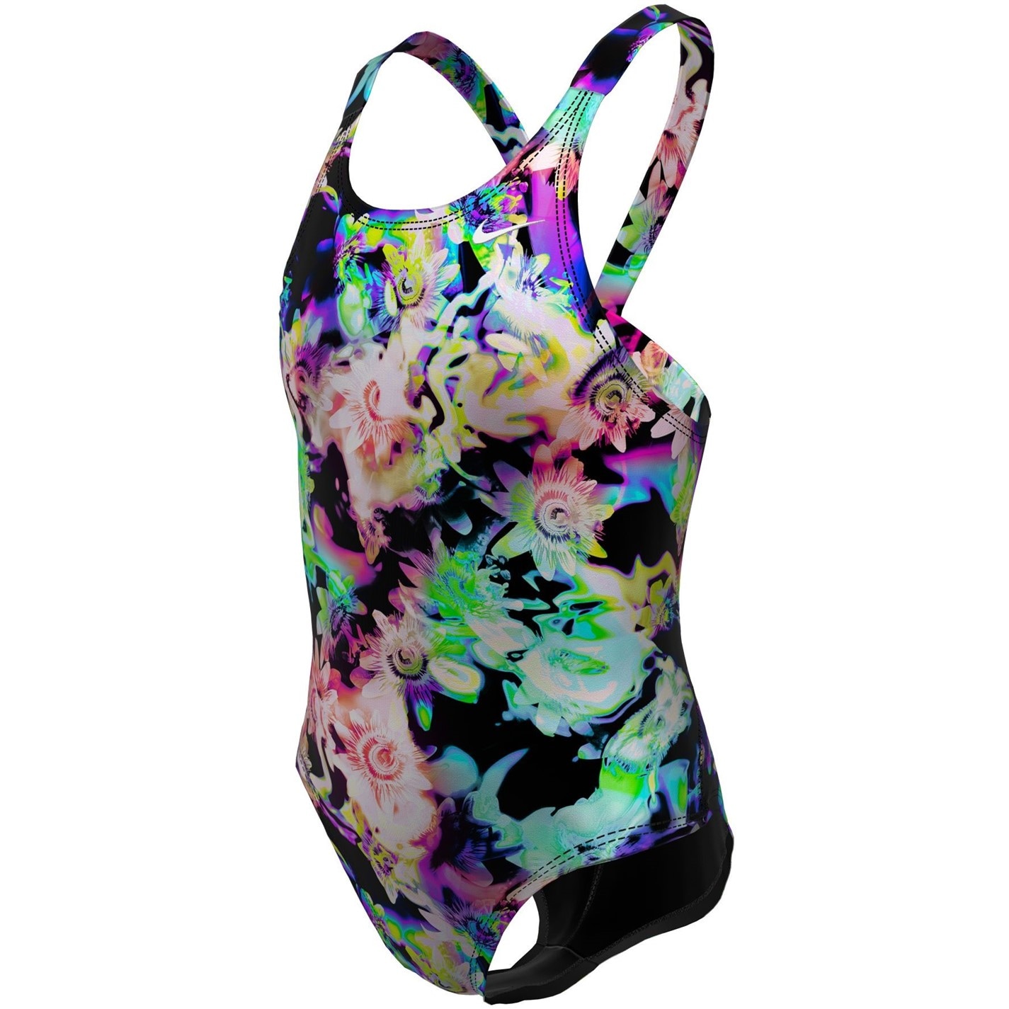 Costum inot Nike Multi Print HydraStrong copil