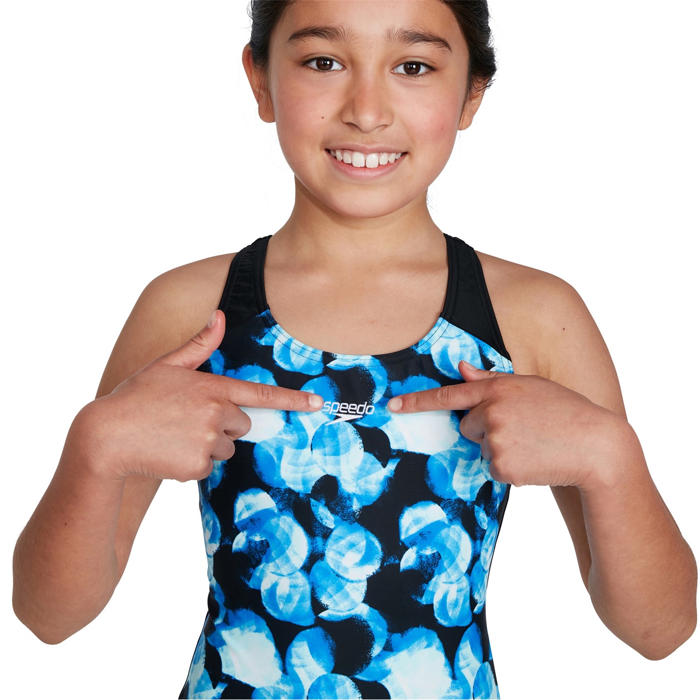 Costum inot Speedo Allover Splashback copil fetita