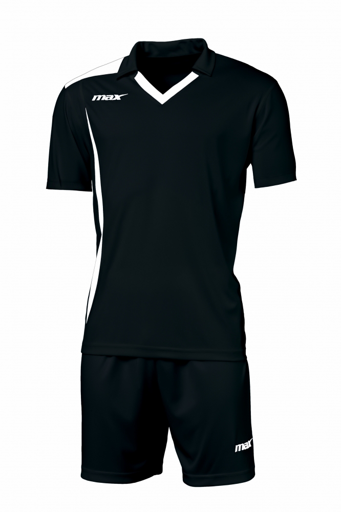 Echipament fotbal Monviso Nero Bianco Max Sport