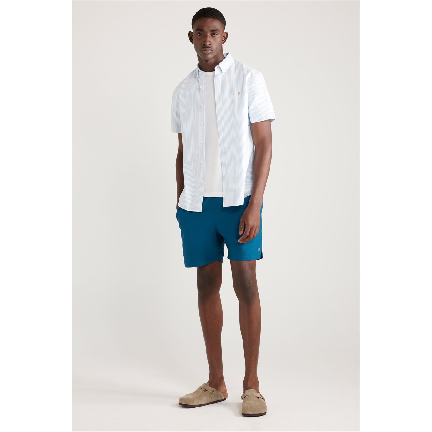 Pantalon scurt Combat Farah Farah Colbert Plain Swim