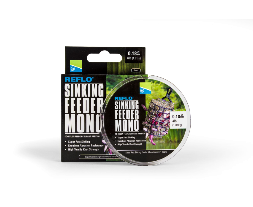 FIR MONOFILAMENT REFLO SINKING FEEDER 020MM 2,27KG 150M PRESTON INNOVATION