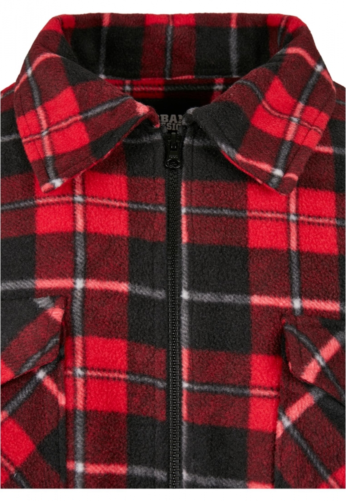 Jacheta Camasa Plaid Teddy Lined Urban Classics