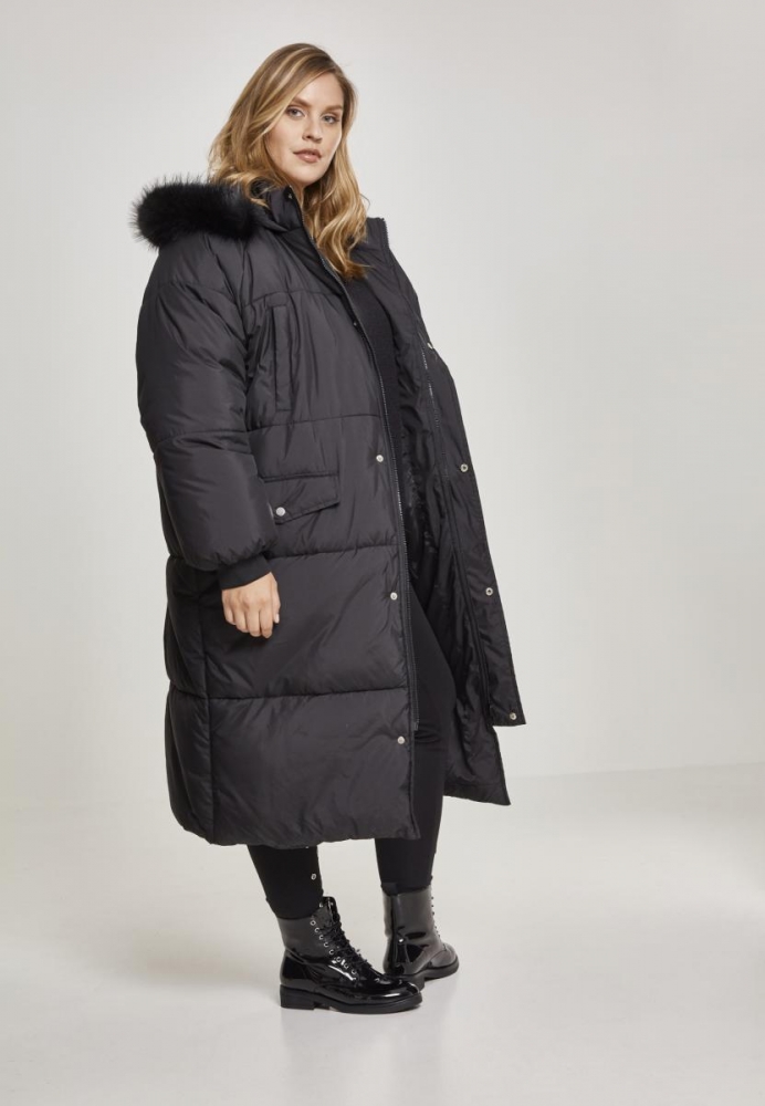 Geaca Oversize Faux Fur Puffer dama Urban Classics
