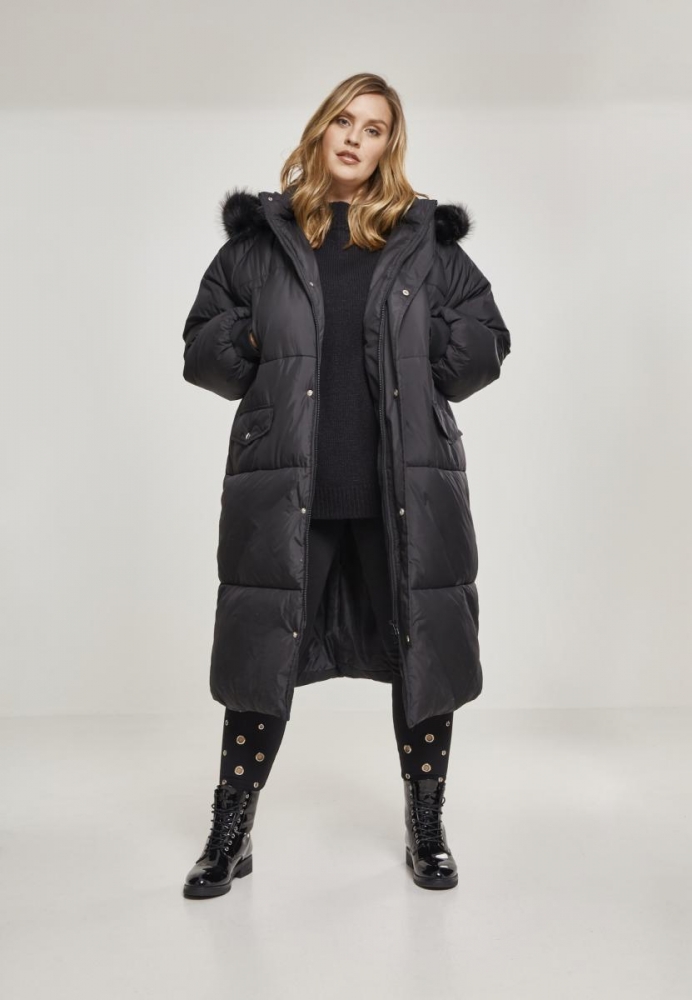 Geaca Oversize Faux Fur Puffer dama Urban Classics