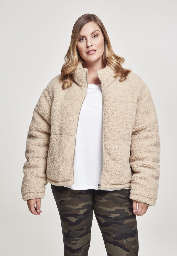 Jacheta Boxy Sherpa Puffer dama Urban Classics
