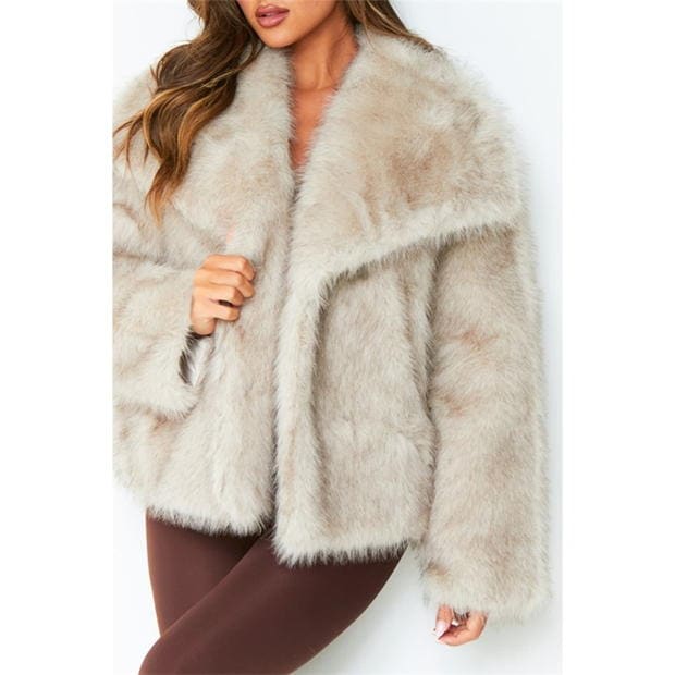 Geaca Missy Empire Faux Fur