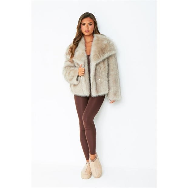 Geaca Missy Empire Faux Fur