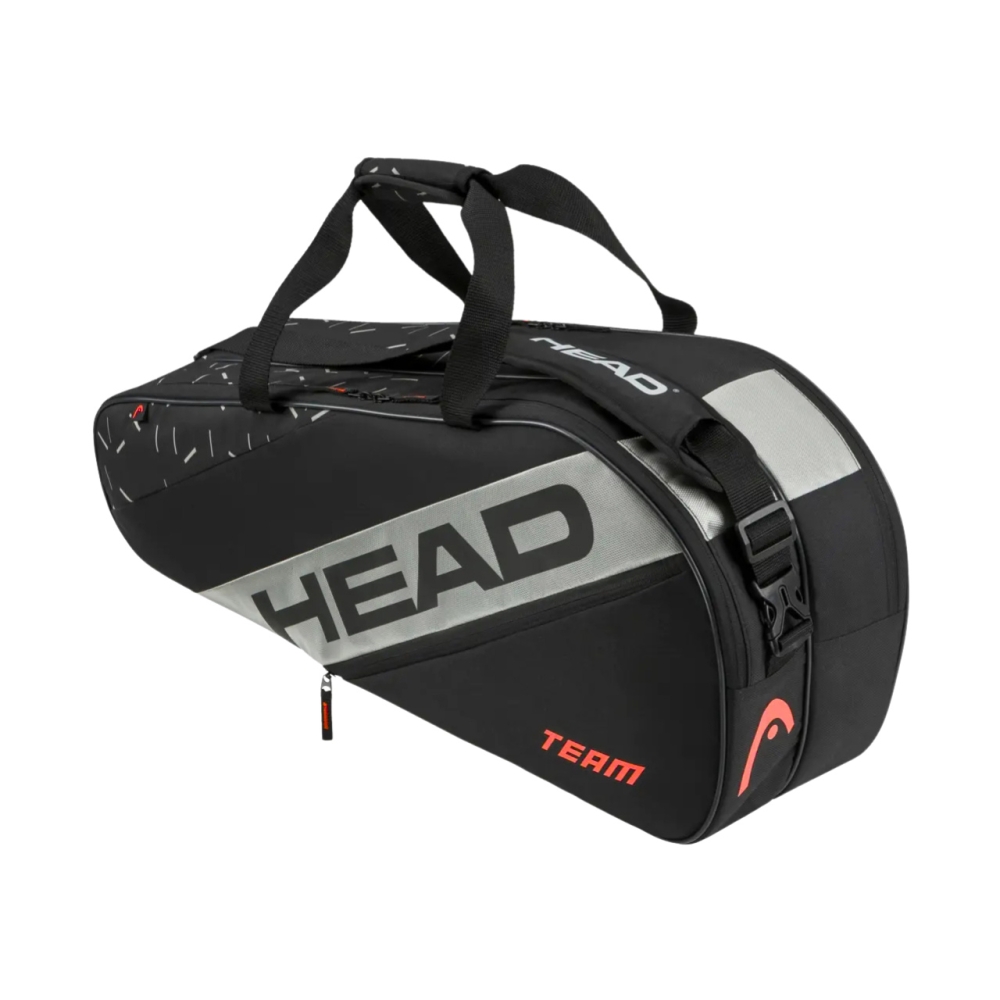 Geanta box Head Team Racquet M Tennis Black-Gray 262224