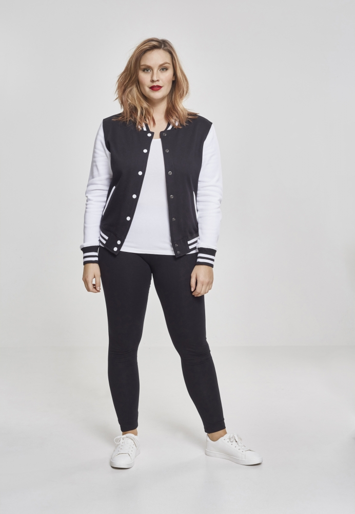 2-tone College Sweatjacket dama Urban Classics