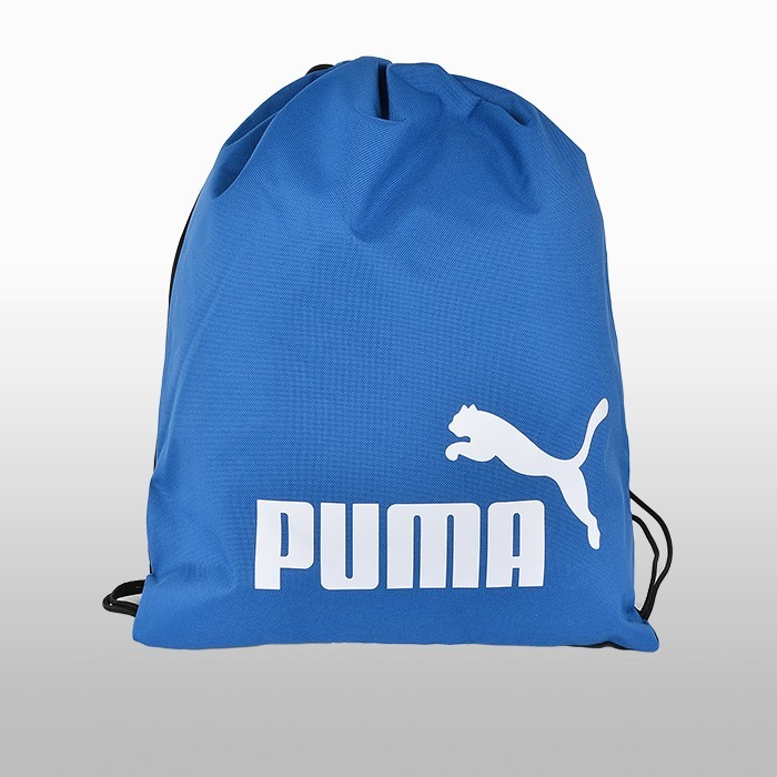 Geanta sport albastra Puma Phase Gym Sack Unisex albastru negru