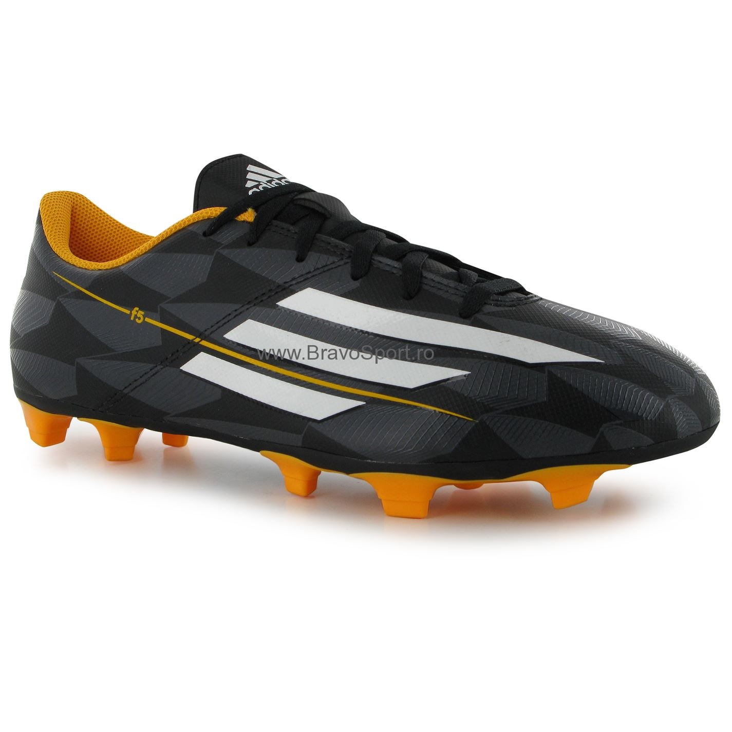 Ghete de fotbal adidas F5 TRX FG pentru Barbati negru alb