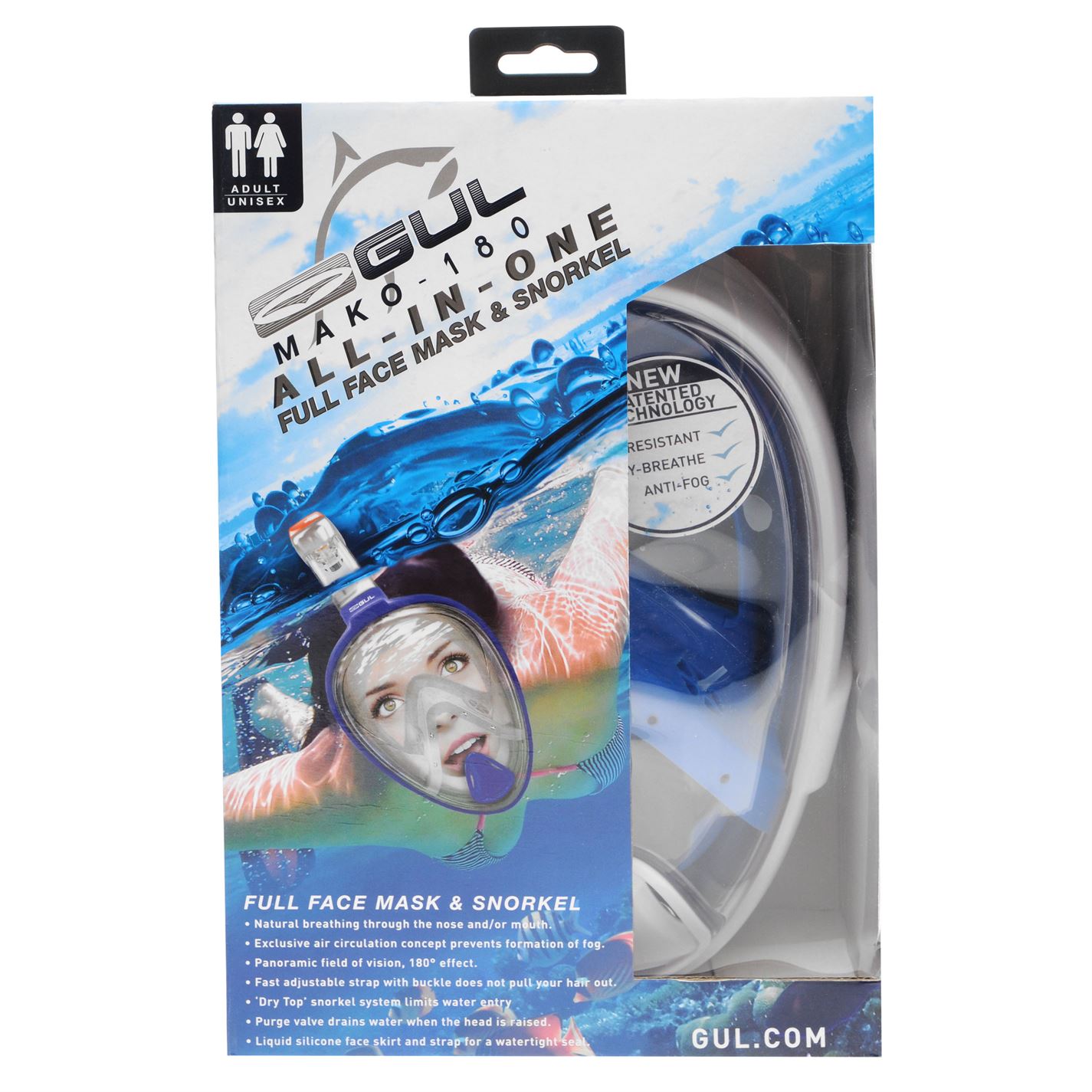 Gul Mako-180 All In One Snorkel Mask