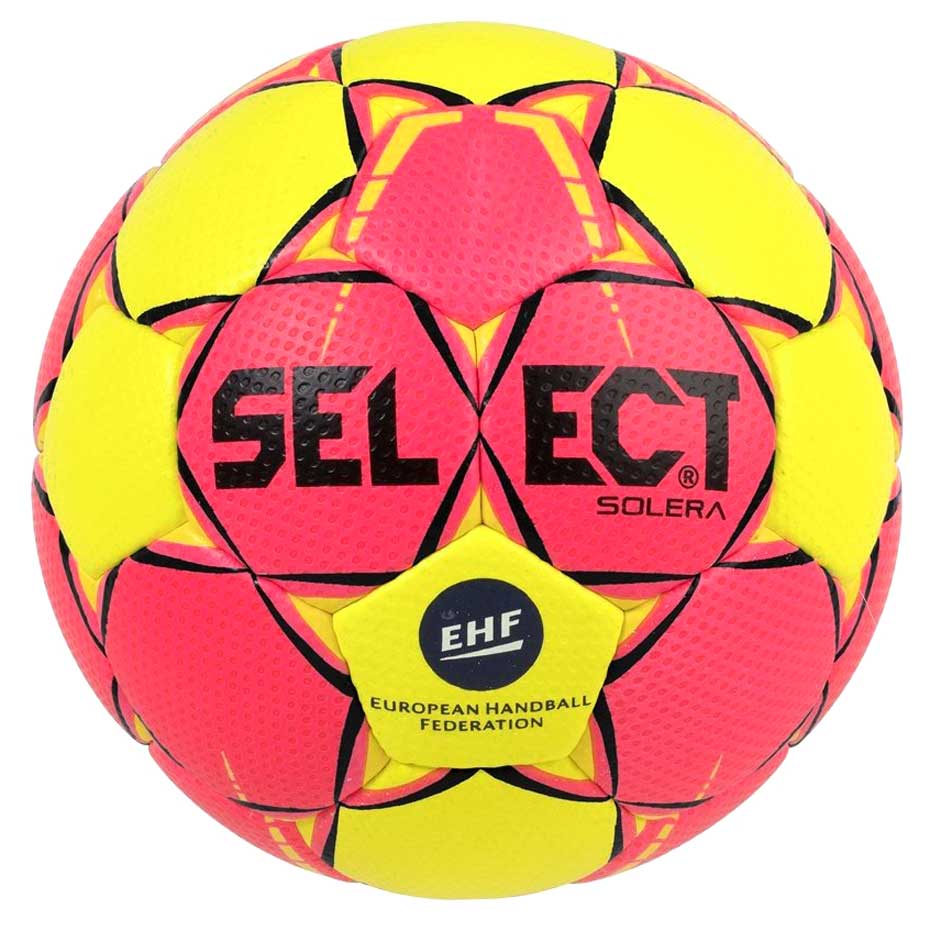 Handball Select Solera mini 0 2018 pink-yellow 16210