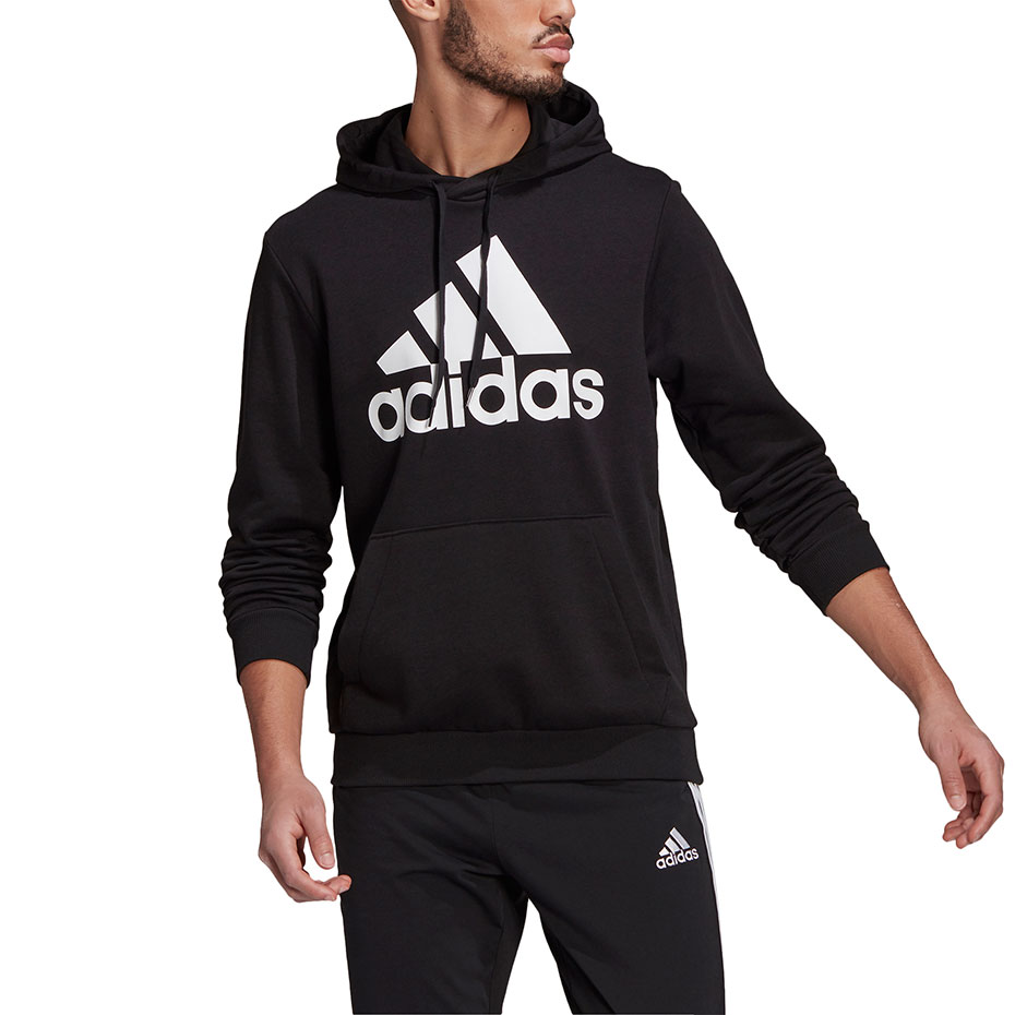 Hanorac Hooded men's adidas Essentials ?? rocks black GK9540