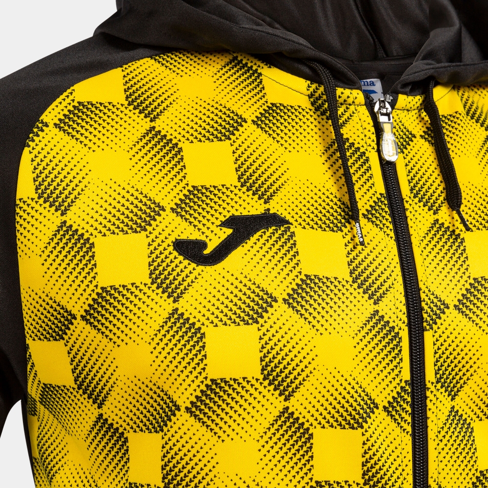 Hanorac Supernova Iii Zip-up Black Yellow Joma