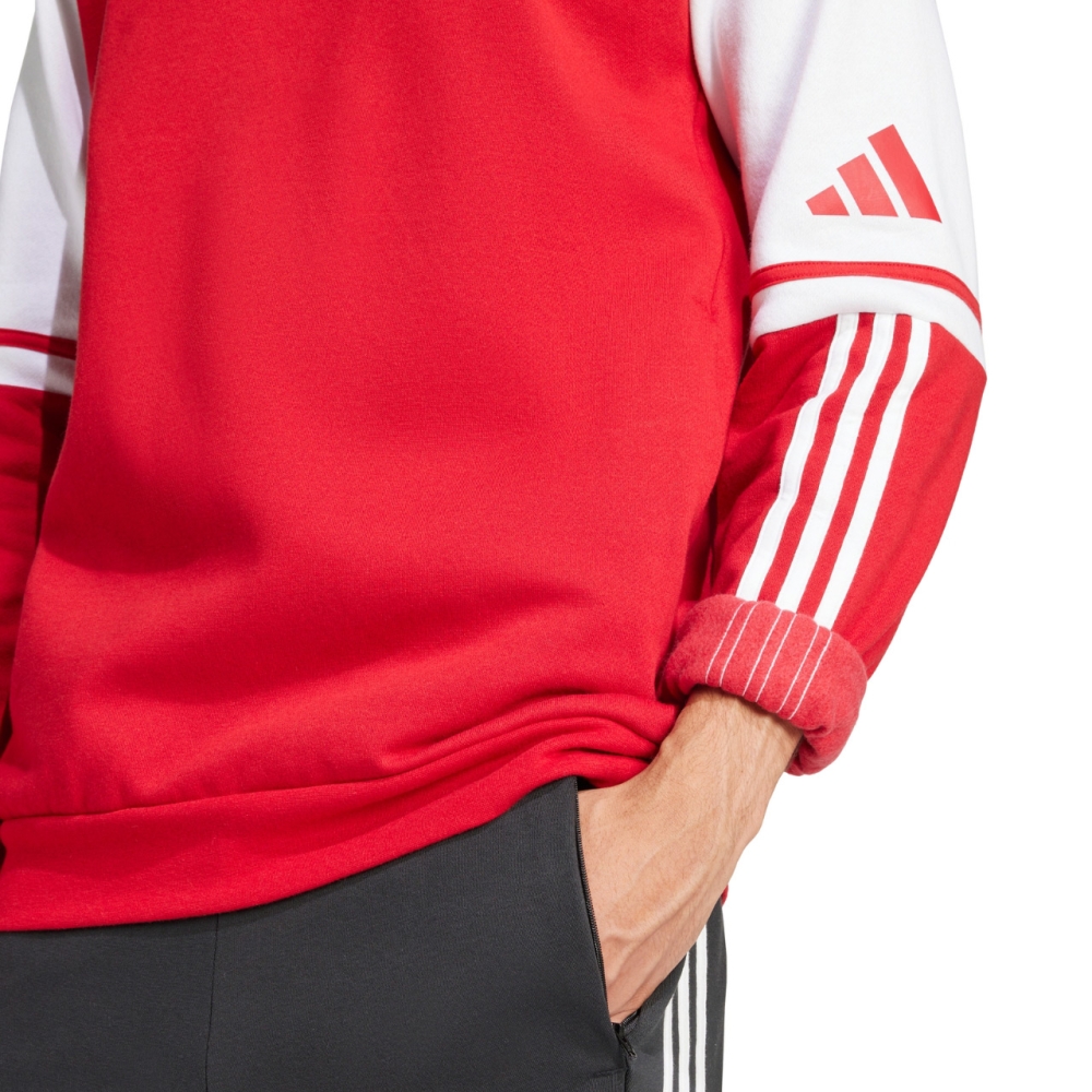 Hanorac adidas Squadra 25 Sweat men's red JD2973