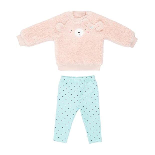 Colant Hello World Bear Borg Top and Set Babies
