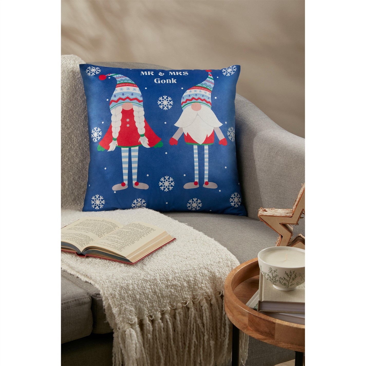 Homelife Mr and Mrs Gonk Cushion