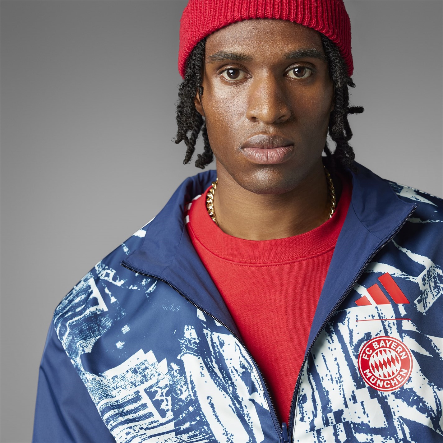 Jacheta adidas Bayern Munich Anthem 2023/2024 barbat