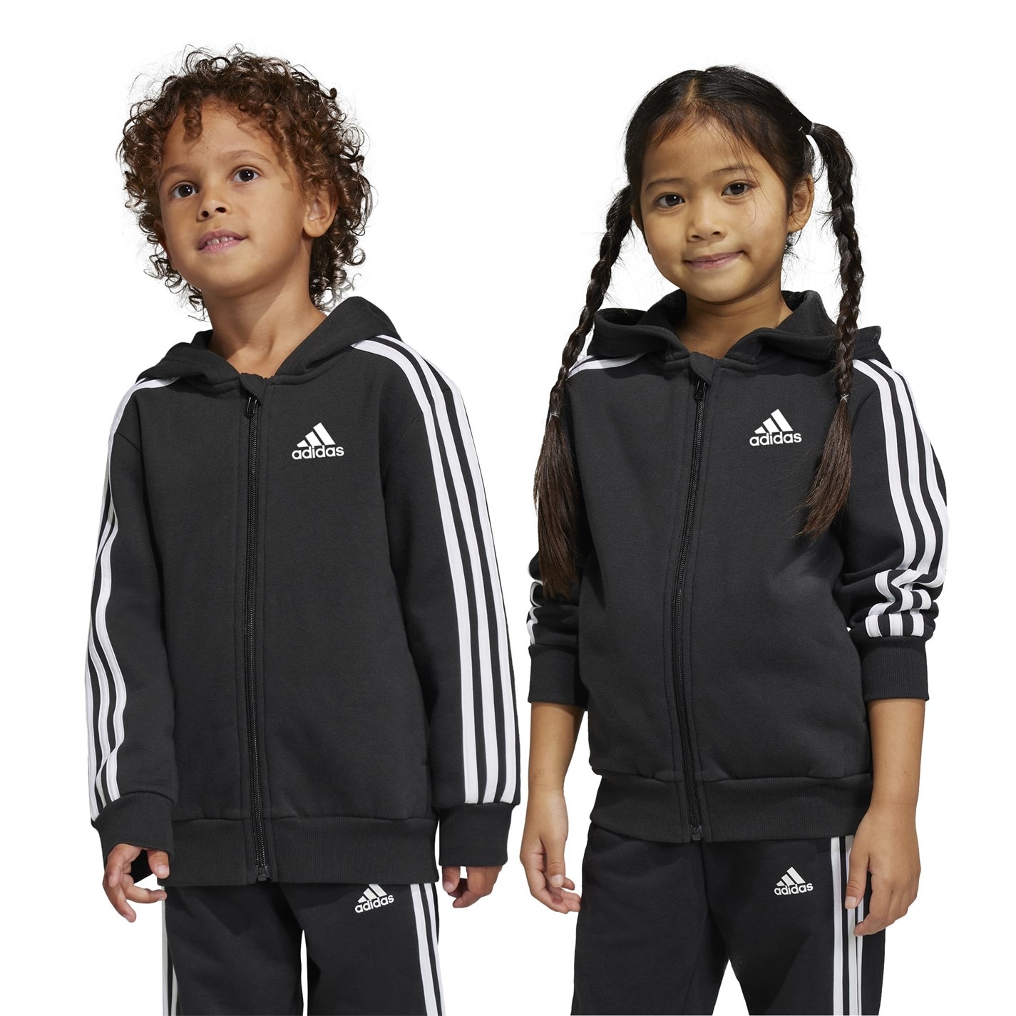 Hanorac adidas Essentials 3-Stripes Zip bebelus