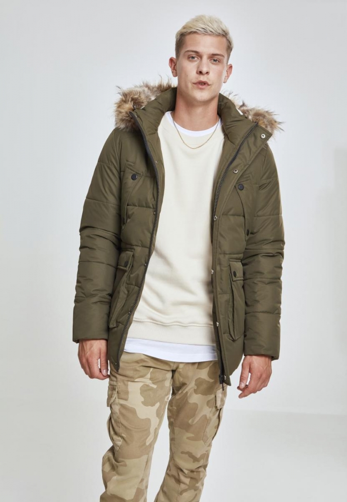 Jacheta Faux Fur Hooded Urban Classics