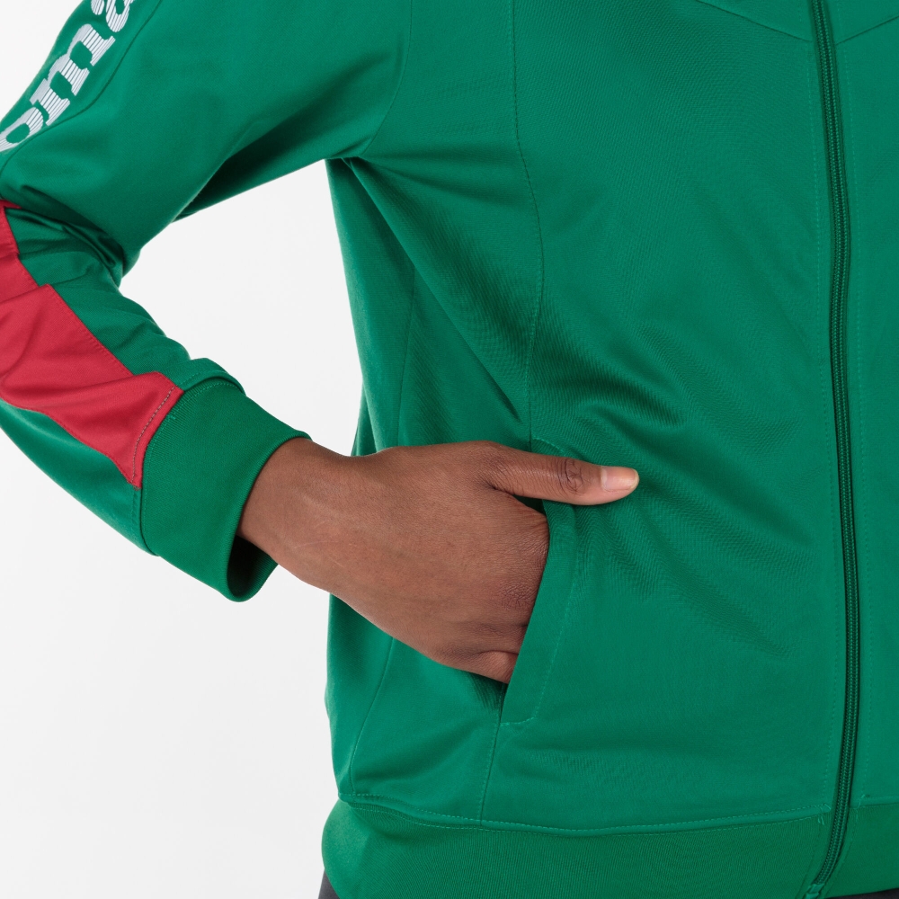 Bluza trening Champion Iv Green-red dama Joma