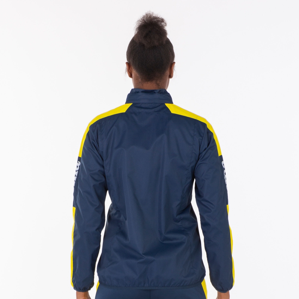 Geaca ploaie Champion Iv Navy-yellow dama Joma