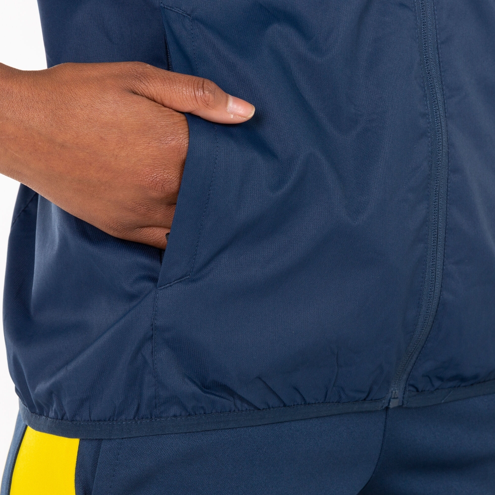 Geaca ploaie Champion Iv Navy-yellow dama Joma