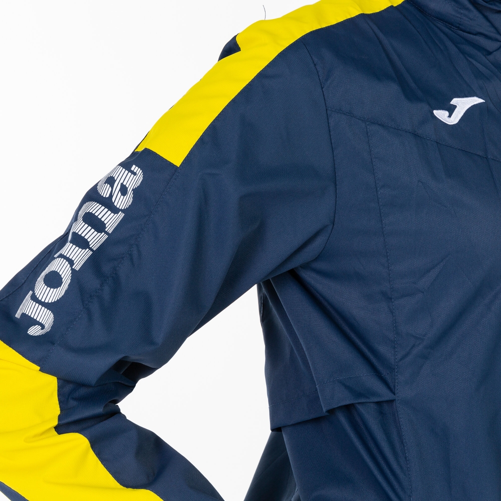 Geaca ploaie Champion Iv Navy-yellow dama Joma