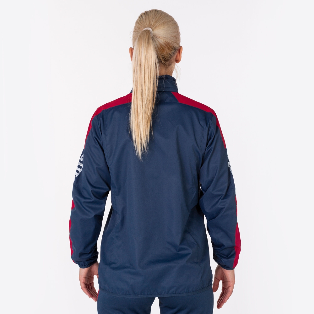 Geaca ploaie Champion Iv Navy-red dama Joma