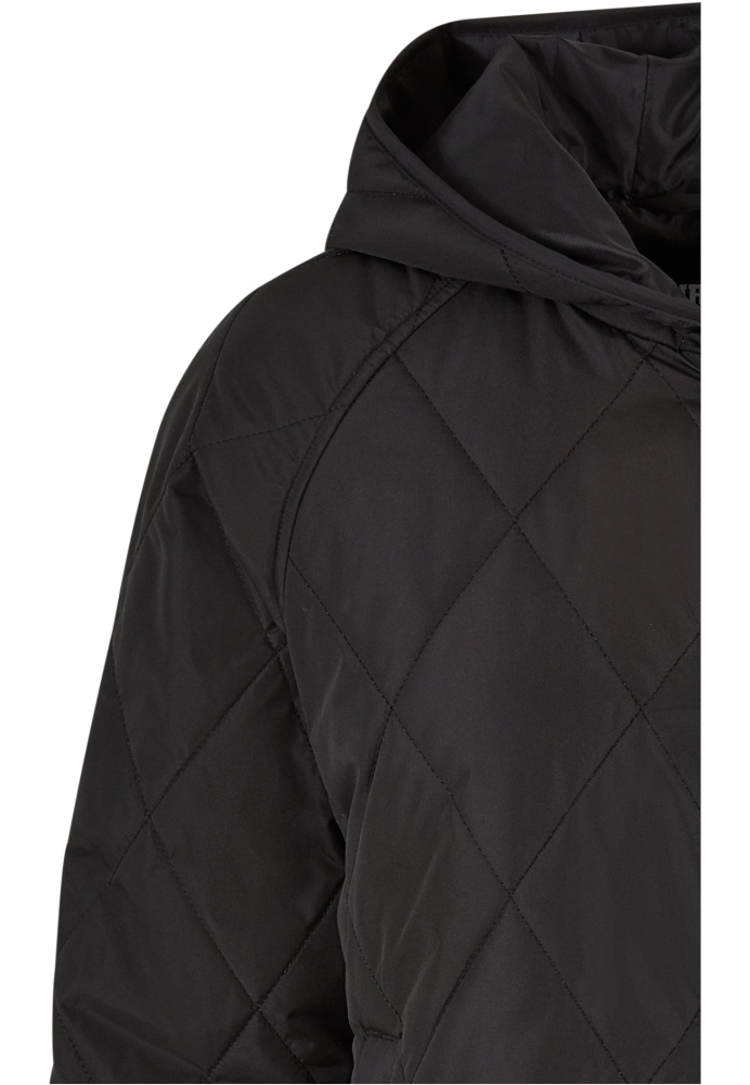 Jacheta Oversized Diamond Quilted Hooded dama Urban Classics