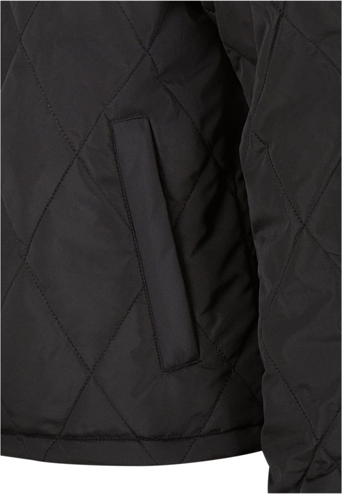 Jacheta Oversized Diamond Quilted Hooded dama Urban Classics