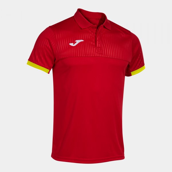 Montreal Maneca Scurta Polo Red Yellow Joma