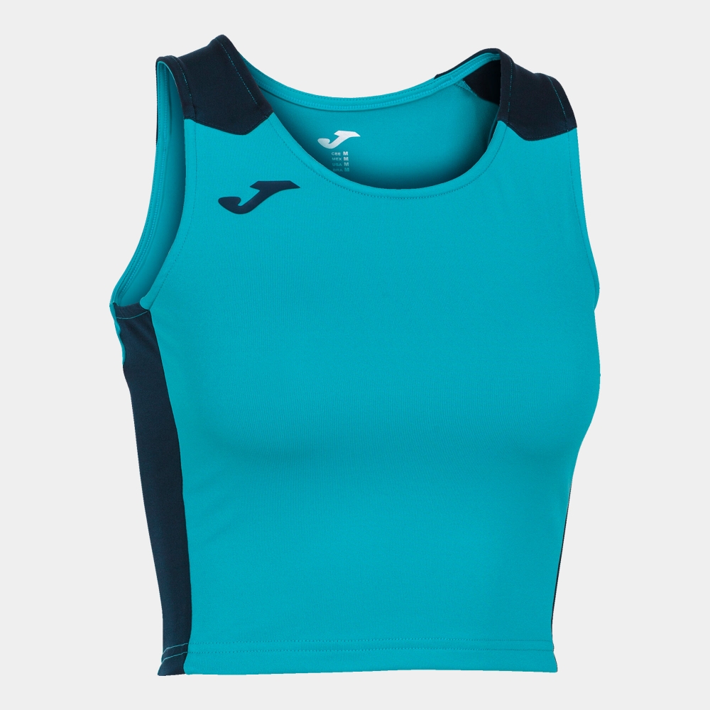 Record Ii Top Fluor Turquoise-navy Joma