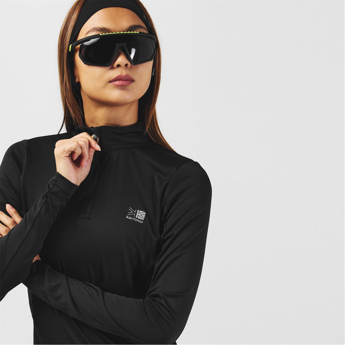 Karrimor Longsleeve quarter Zip Top dama