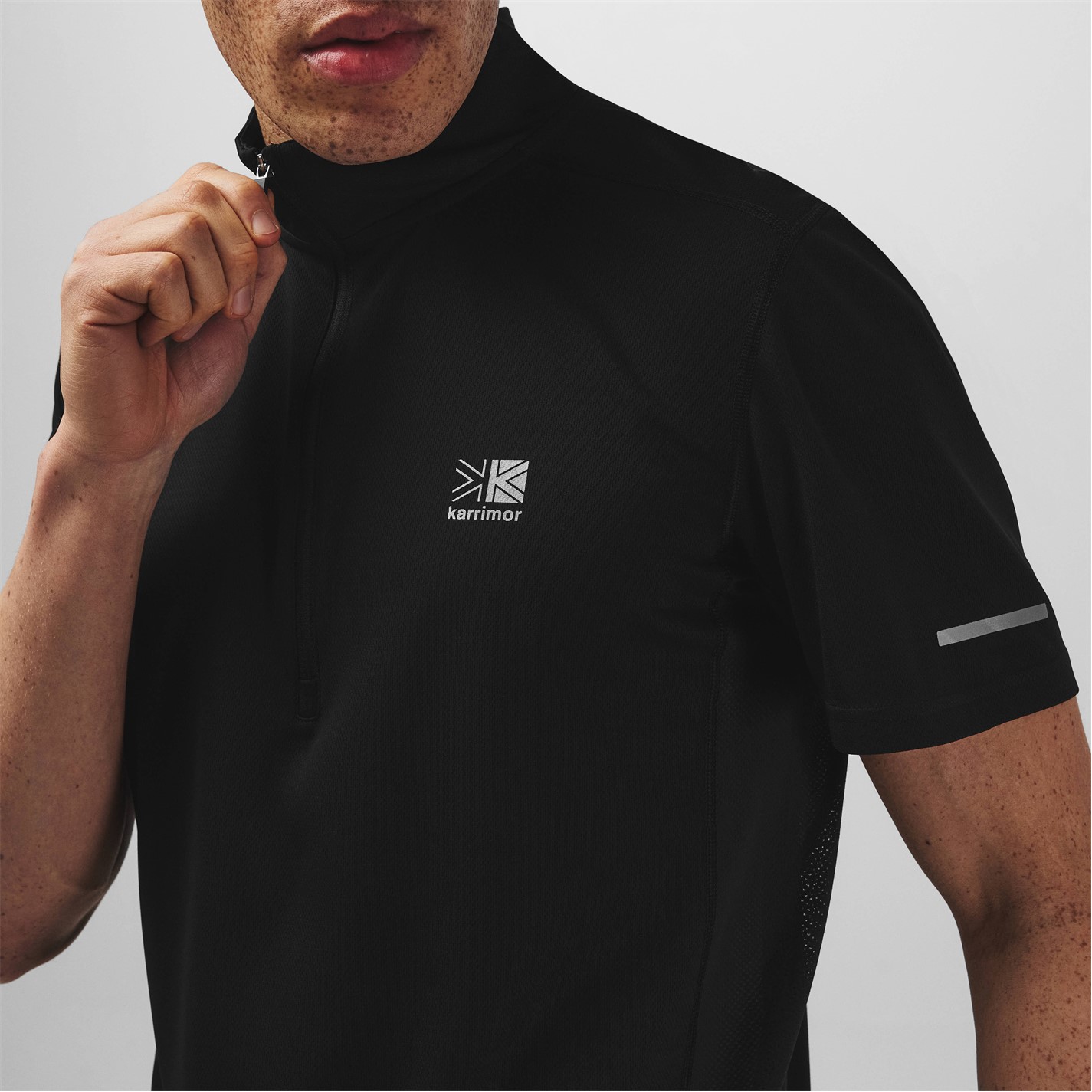 Karrimor Maneca Scurta Zip Top barbat