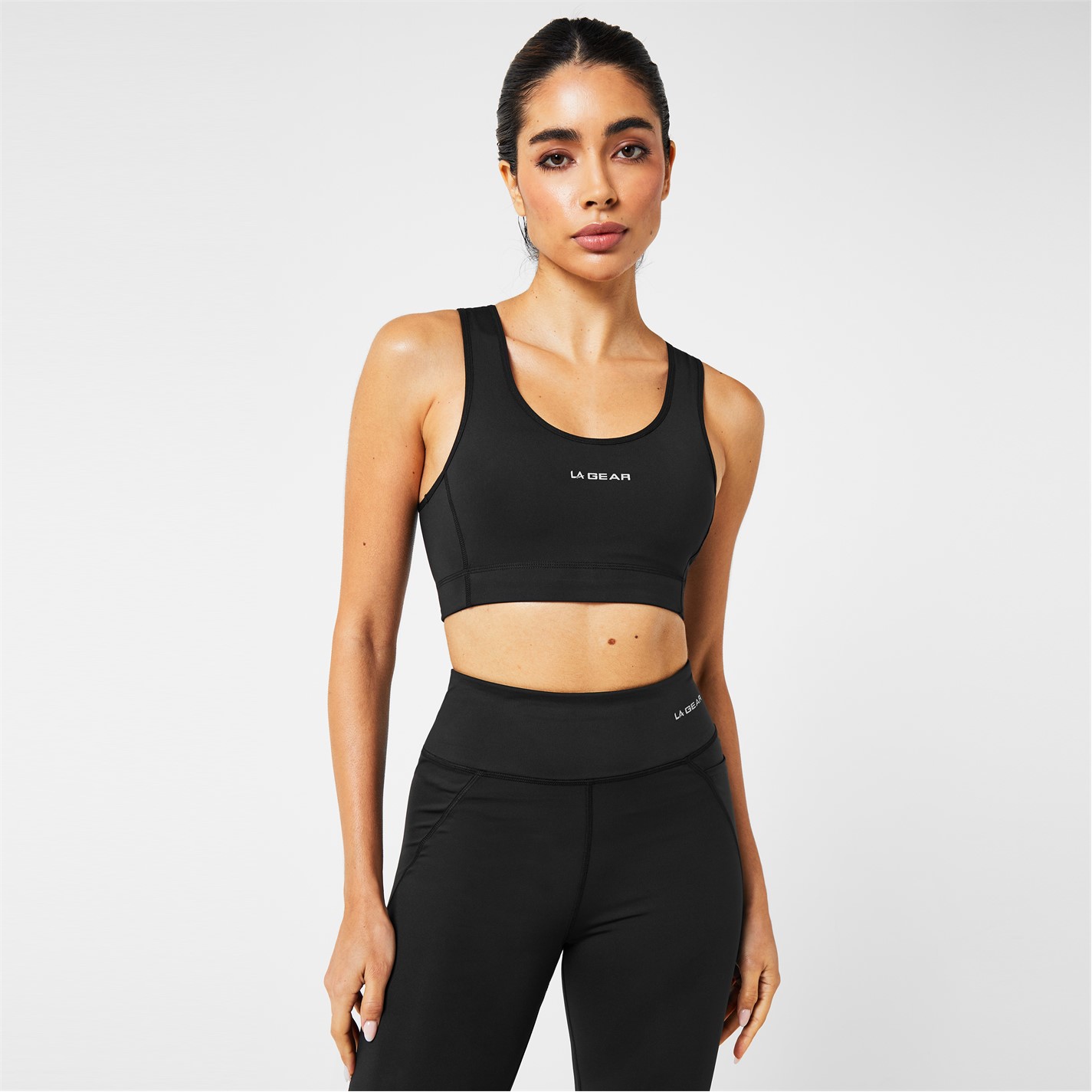 LA Gear Mid Support Sports Bra dama