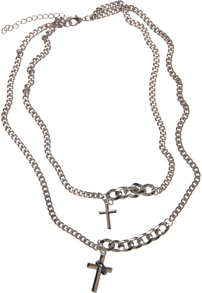 Various Chain Cross Necklace Urban Classics